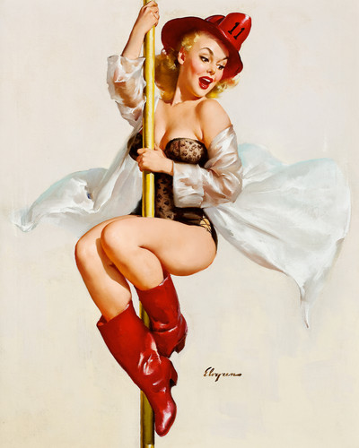 Gil elvgren pin fire - elvgren, pin-up