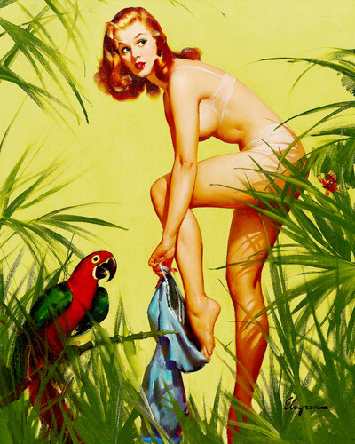 Gil elvgren pin - gil, "bare